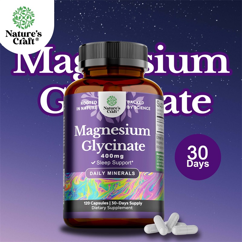 Magnesium Glycinate Capsule - Magnesium Glycinate Capsules - Improves Sleep