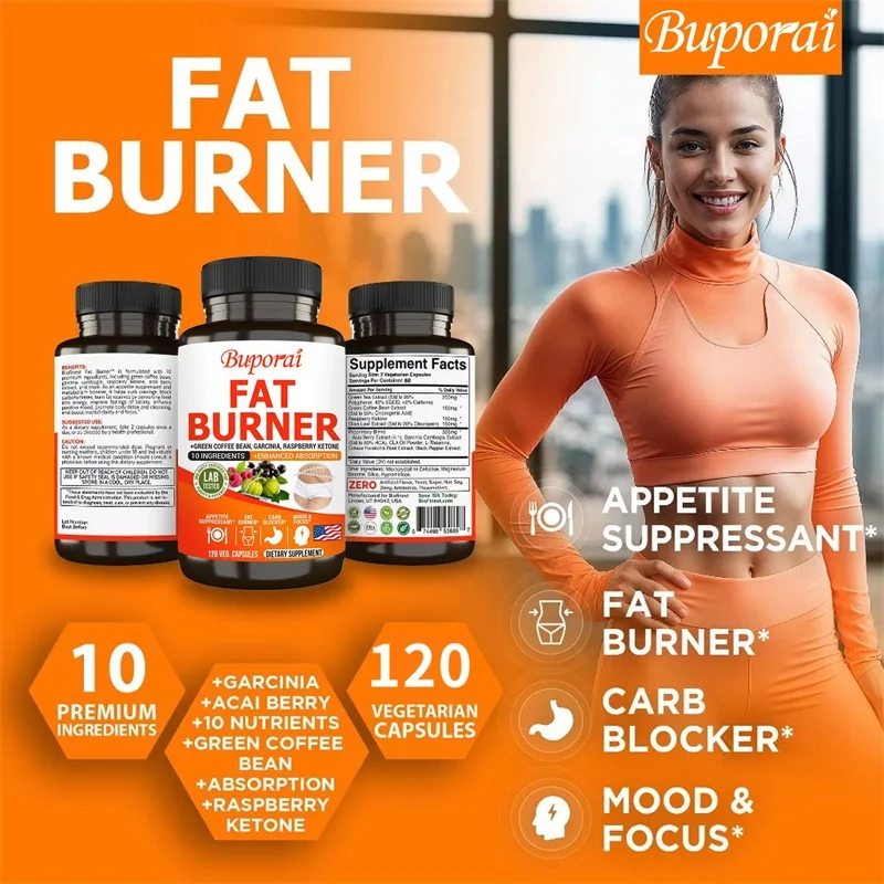 Fat Burner Capsules - Healthy  - Green Tea Extract Fat recension och pris
