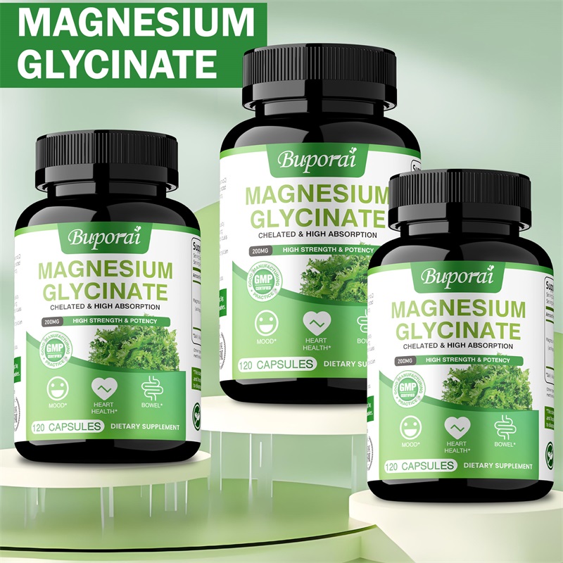 Magnesium Glycinate - Helps wi - Magnesium Glycinate Capsule recension och pris