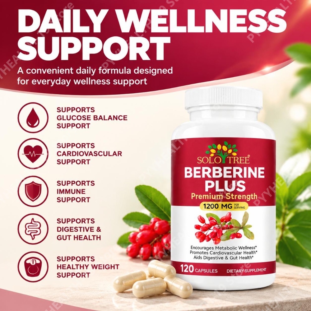 Berberine 1200mg with Royal Je - Berberine Hcl Capsule recension och pris