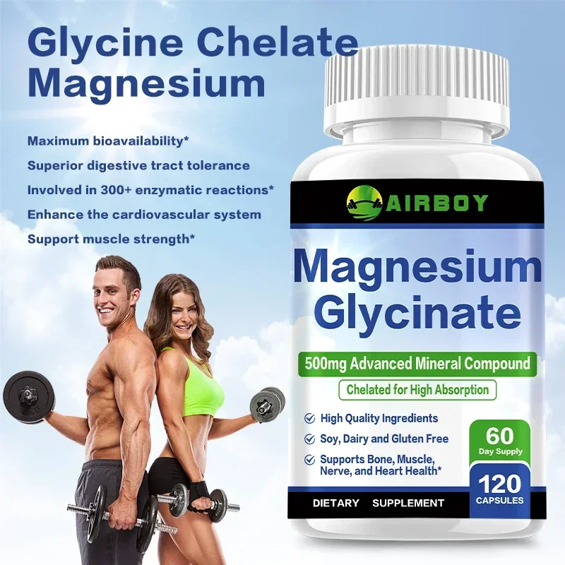 Magnesium Glycinate 500mg - Hi - Magnesium Glycinate Capsule recension och pris