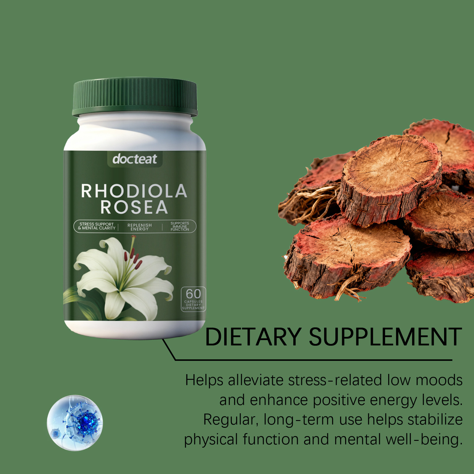 DOCTEAT Men's Health Capsules  - Nutrition Fitness And Health recension och pris