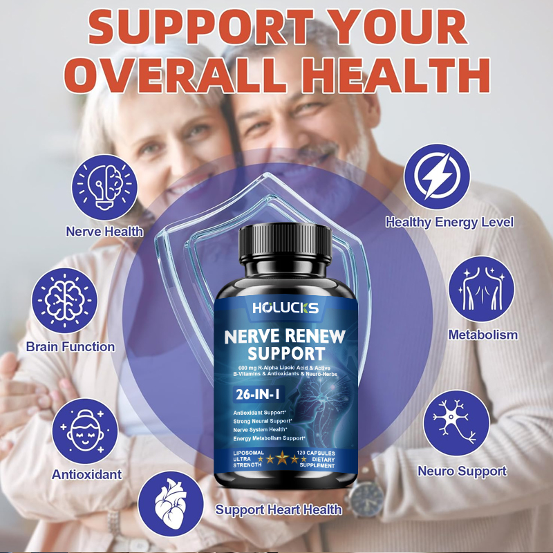 Premium Nerve Renew Capsules,  - Magnesium Glycinate Capsule recension och pris