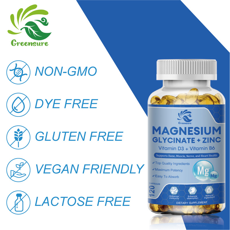 Magnesium Glycinate & Zinc 500 - Magnesium Glycinate Capsule recension och pris