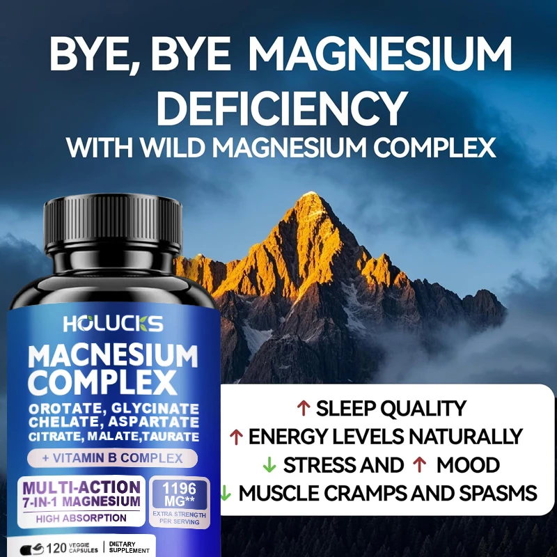 Magnesium Complex 1000mg Suppl - Magnesium Glycinate Capsule recension och pris