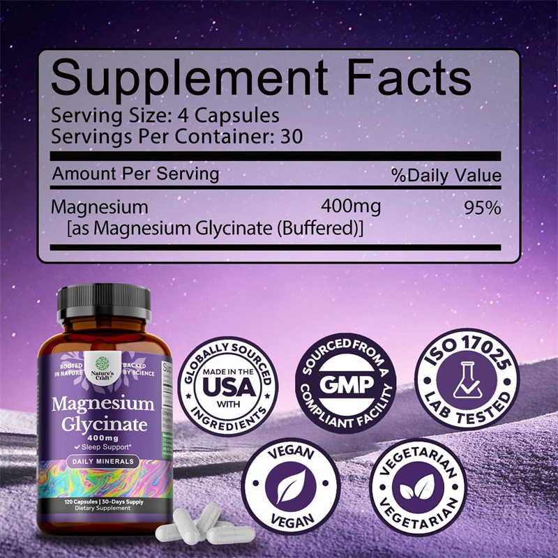 Magnesium Glycinate Capsules - - Magnesium Glycinate Capsule recension och pris